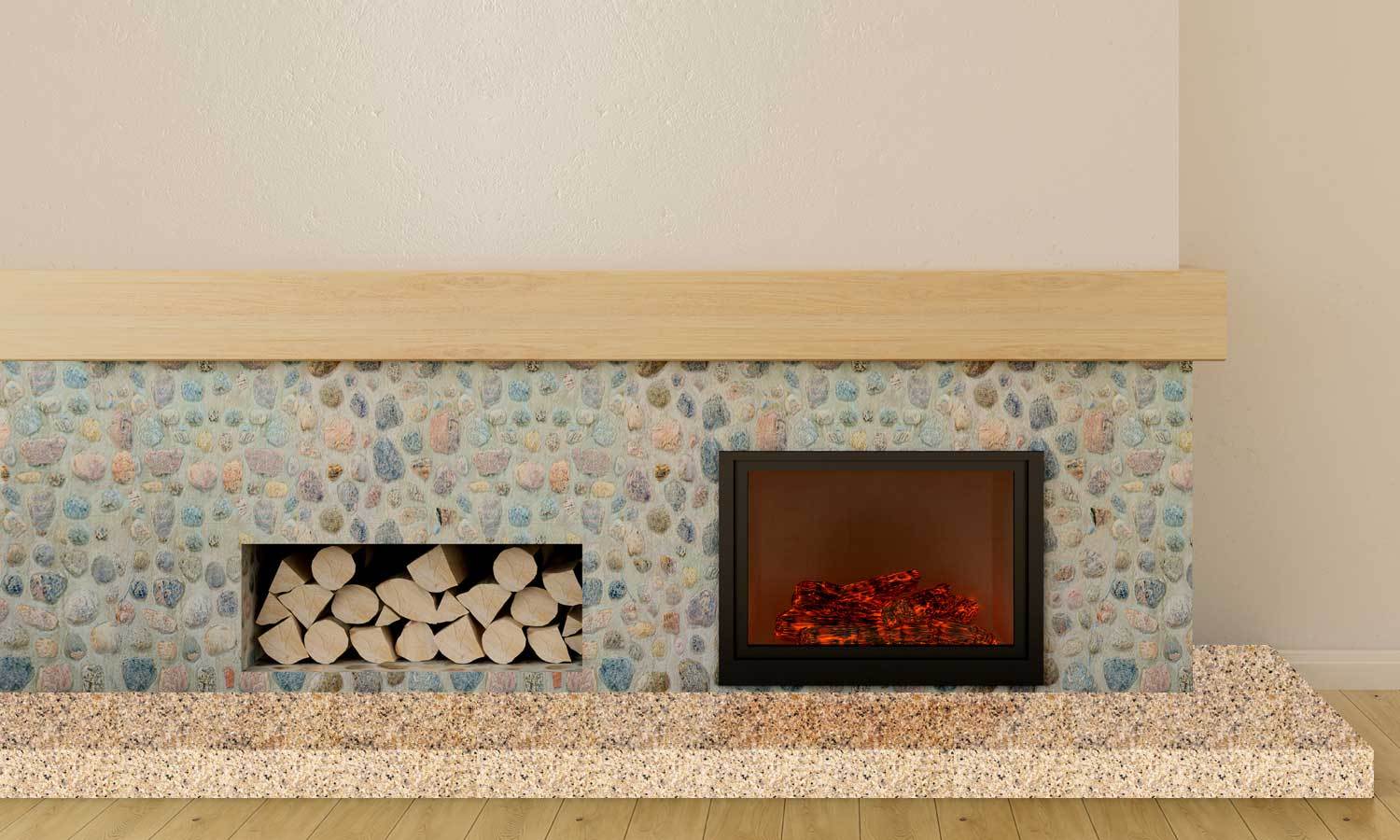 Klebefolie für tisch - Wasserdichte Klebefolie für Möbel, Schrank, Tisch, Tür - UV-beständig & robust- Granitbeige PAT028