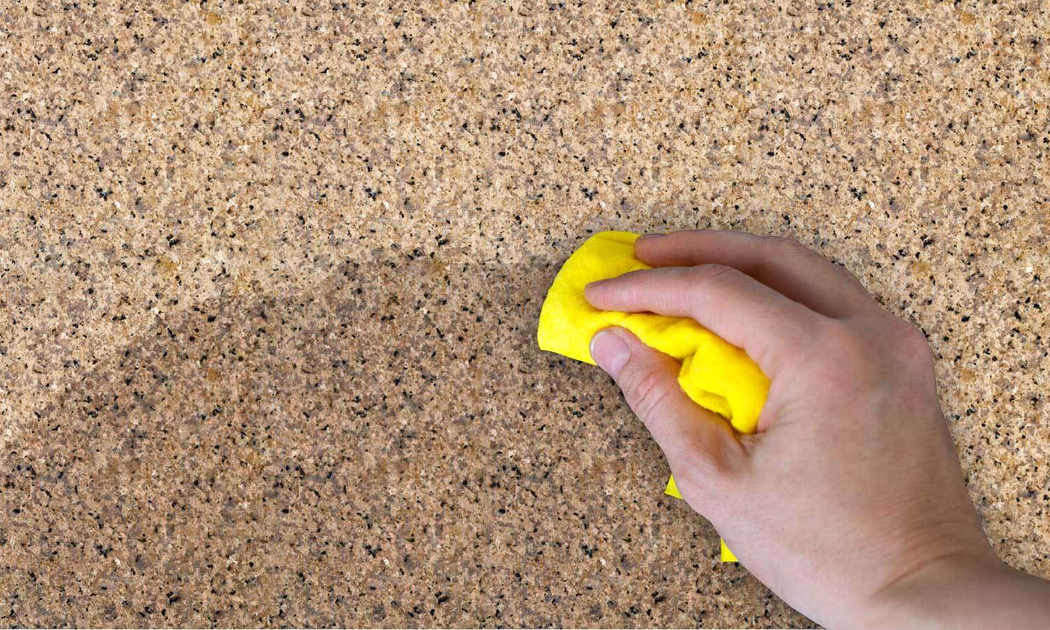 Klebefolie für tisch - Wasserdichte Klebefolie für Möbel, Schrank, Tisch, Tür - UV-beständig & robust- Granitbeige PAT028
