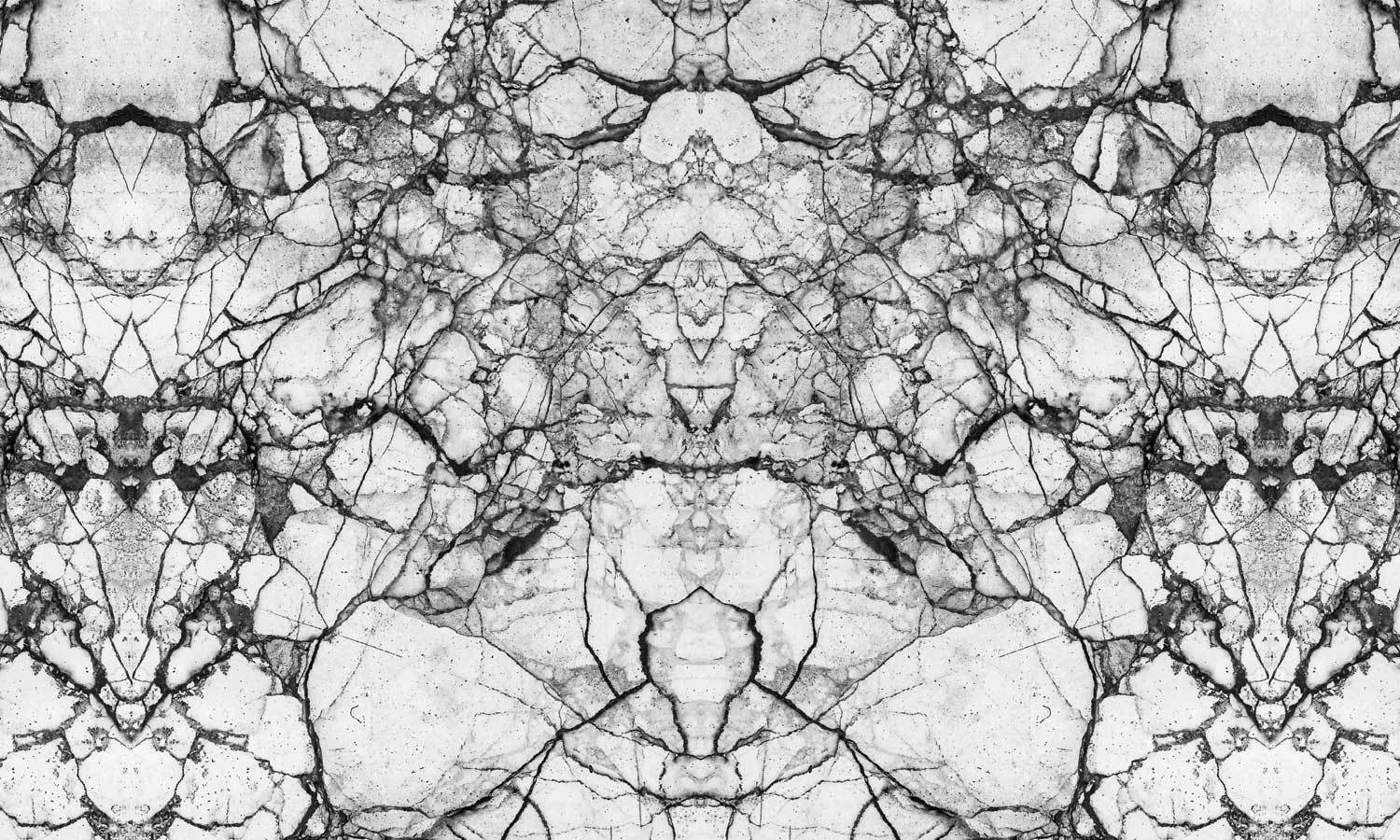 Life Decor Möbelfolie in schwarzem und weißem Marmordesign, selbstklebend, wasserdicht, UV-beständig.