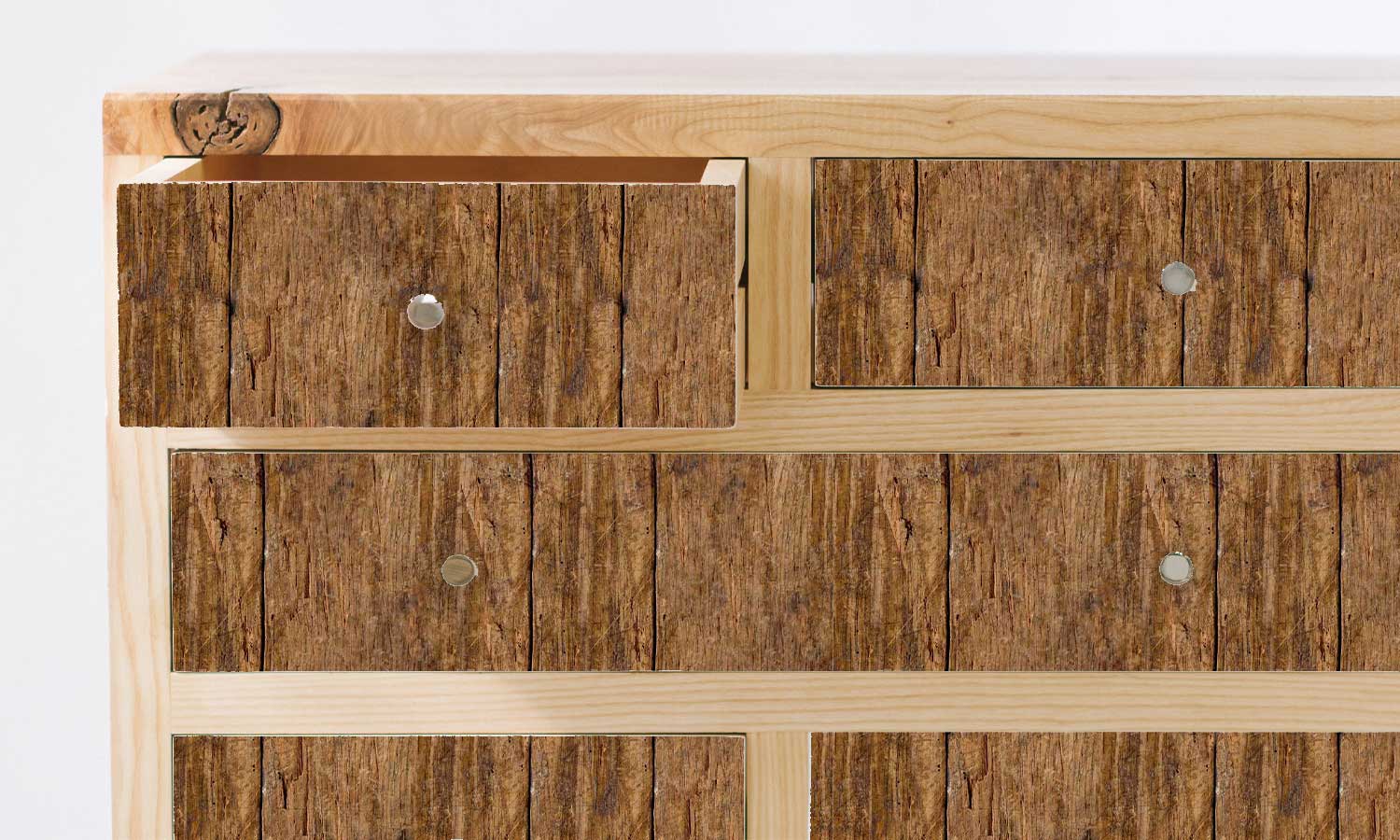 Klebefolie für Schränke, selbstklebend - Wasserdichte Klebefolie für Möbel, Schrank, Tisch, Tür - UV-beständig & robust- alter Baum PAT015