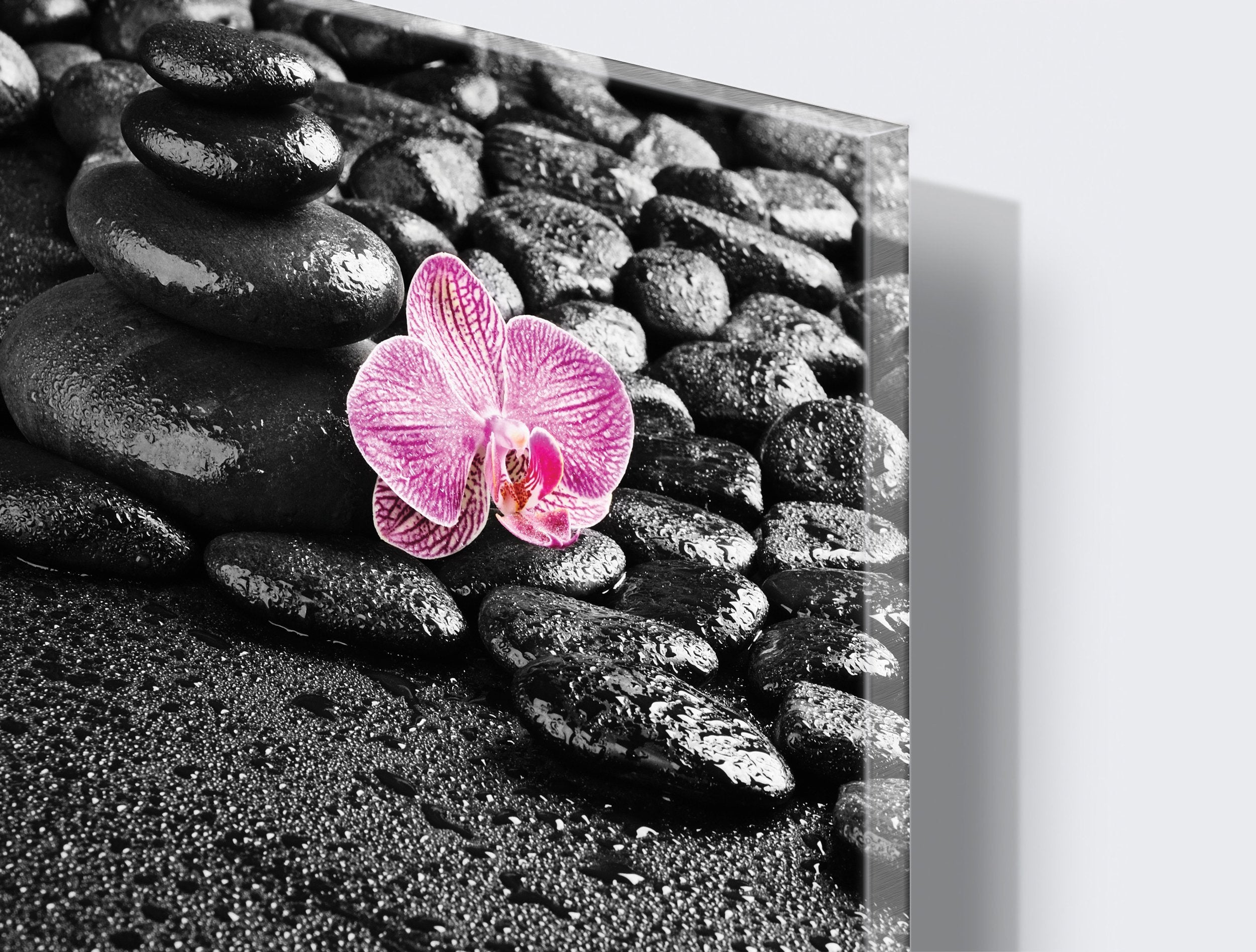 Kunst wand bilder Schwarze Steine - AP058 - life-decor.de