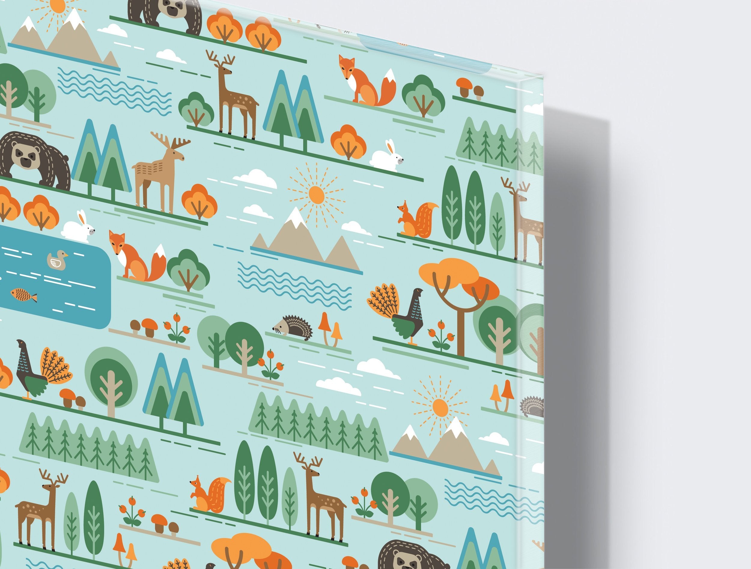 Kunst wand bilder Waldkunst - AP068 - life-decor.de