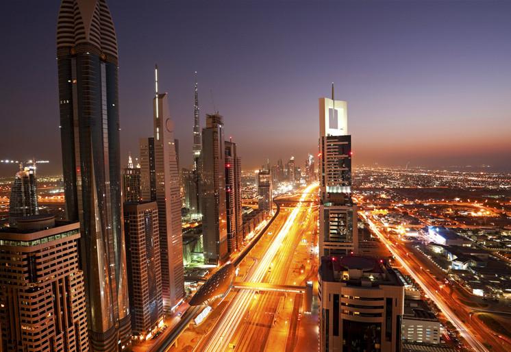 PVC Fototapete Dubai - ECO Wandbild Selbstklebende Tapete - 3D Vinyl Wandsticker XXL SW002