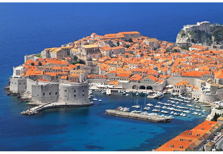 PVC Fototapete Dubrovnik - ECO Wandbild Selbstklebende Tapete - 3D Vinyl Wandsticker XXL SW369