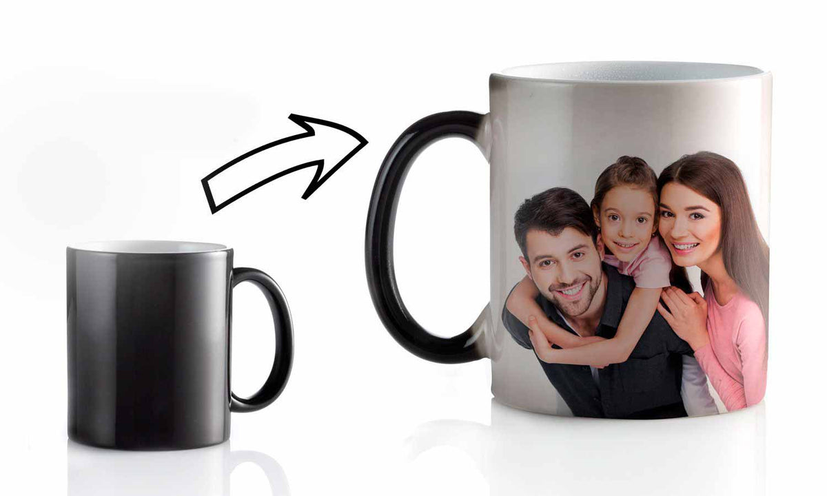 Tassen Bedrucken - Magischer Becher - Tasse mit Ihrem Bild