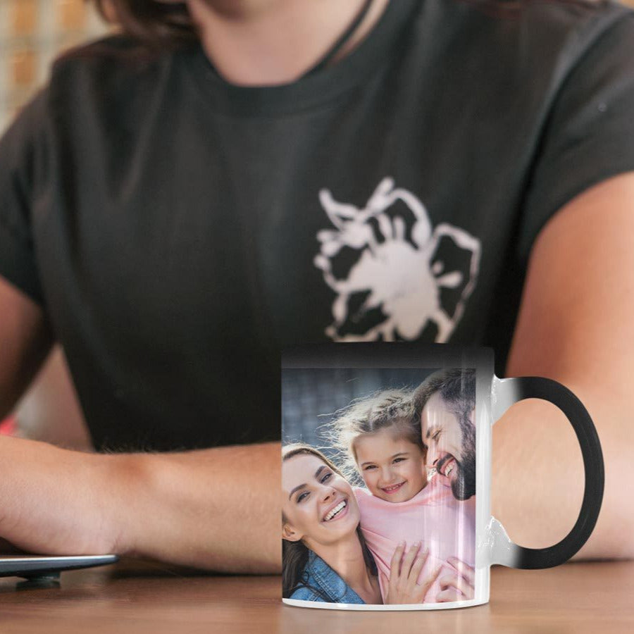 Tassen Bedrucken - Magischer Becher - Tasse mit Ihrem Bild