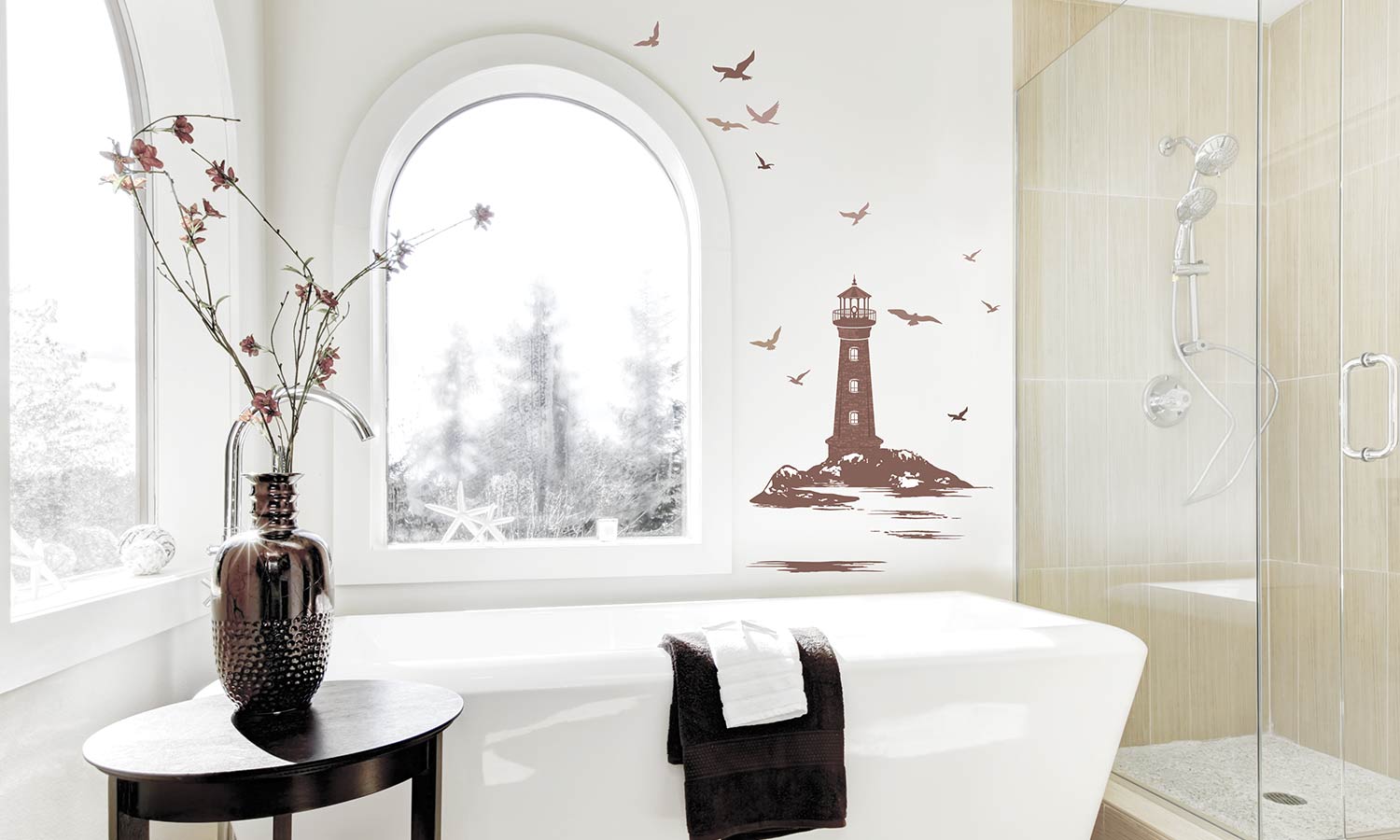 Wandaufkleber Leuchtturm - WS084 - life-decor.de