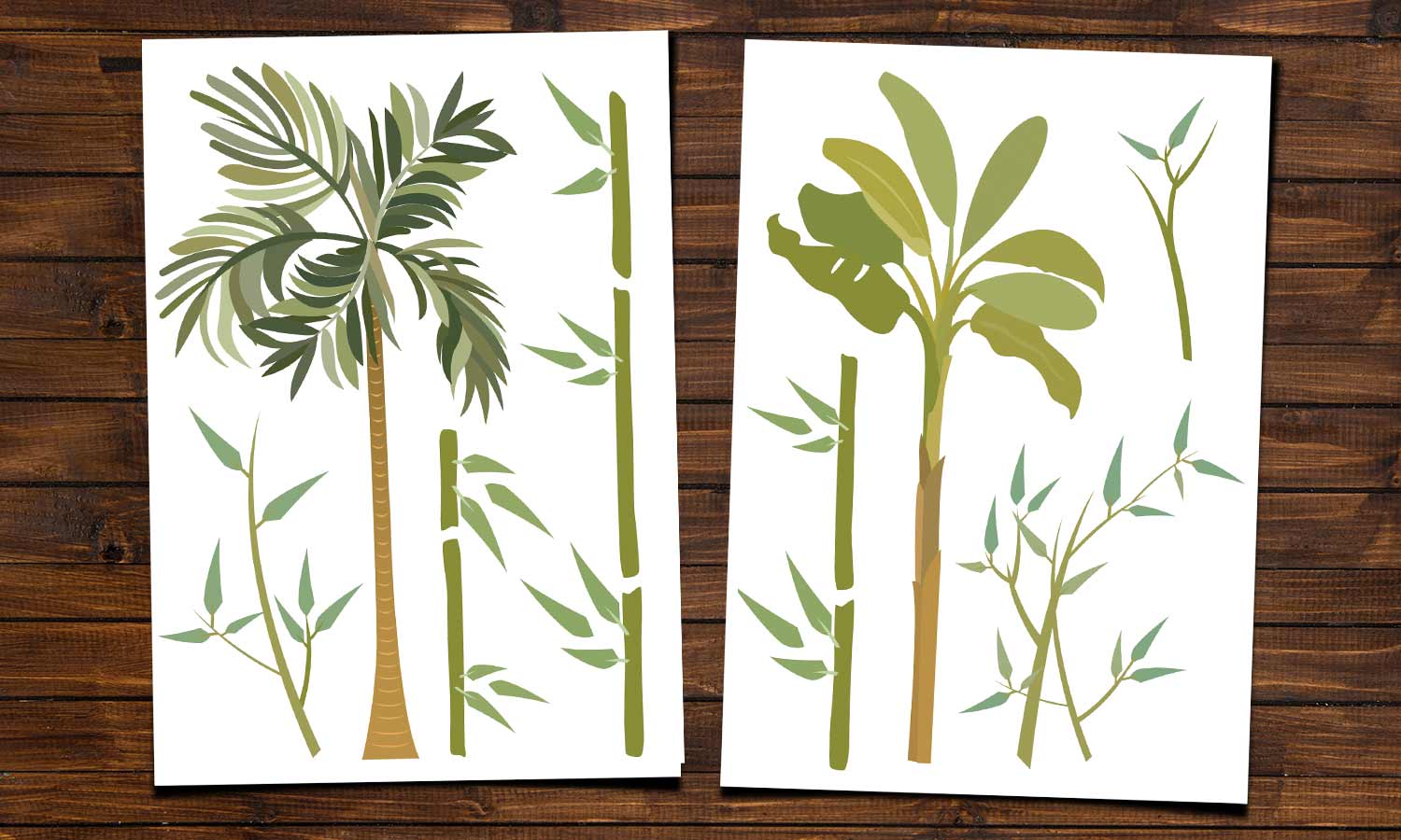 Wandaufkleber Bambus - WS001 - life-decor.de