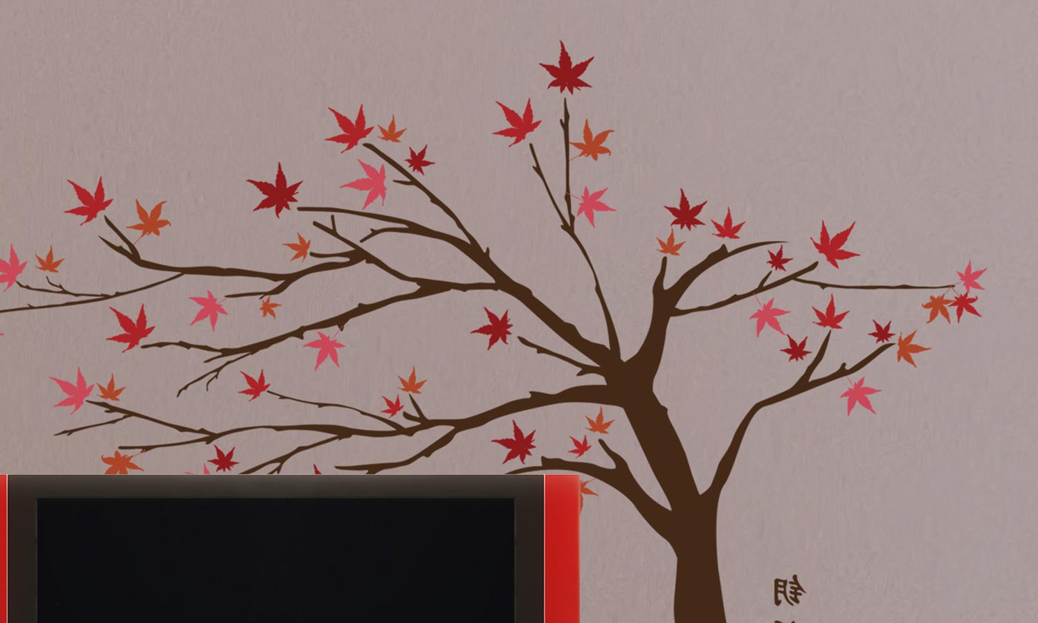 Wandaufkleber Japan baum- WS032 - life-decor.de