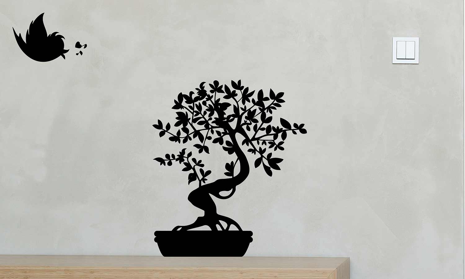 Wandaufkleber Bonsai - M7 - life-decor.de