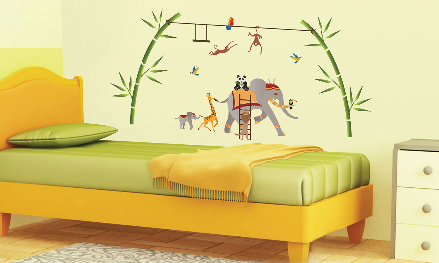 Wandaufkleber Elefant - WS067 - life-decor.de