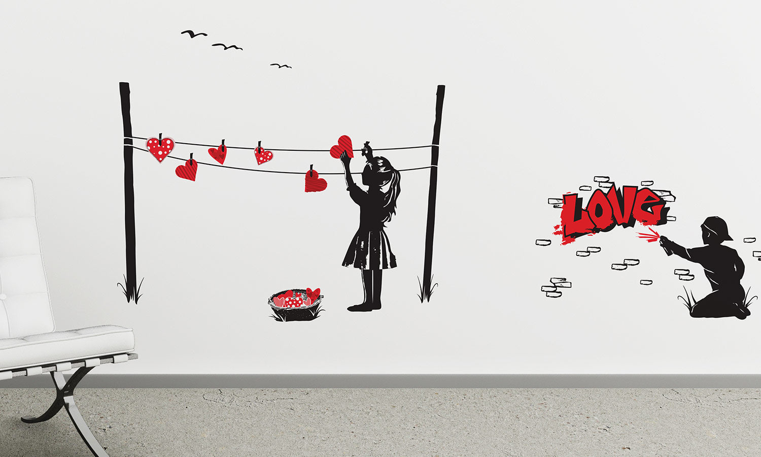 Wandaufkleber Straßenkunst - WS080 - life-decor.de