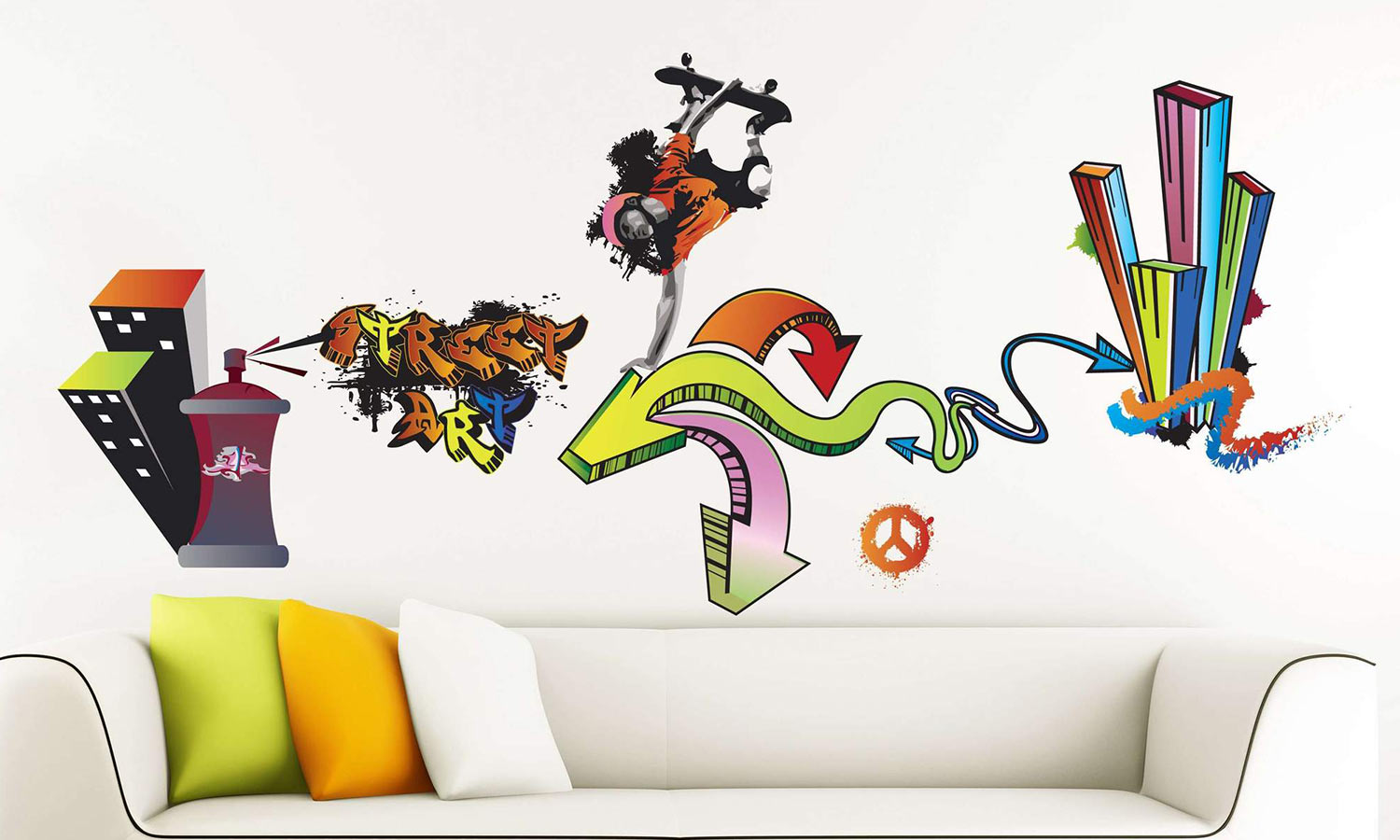 Wandaufkleber Skate - WS018 - life-decor.de