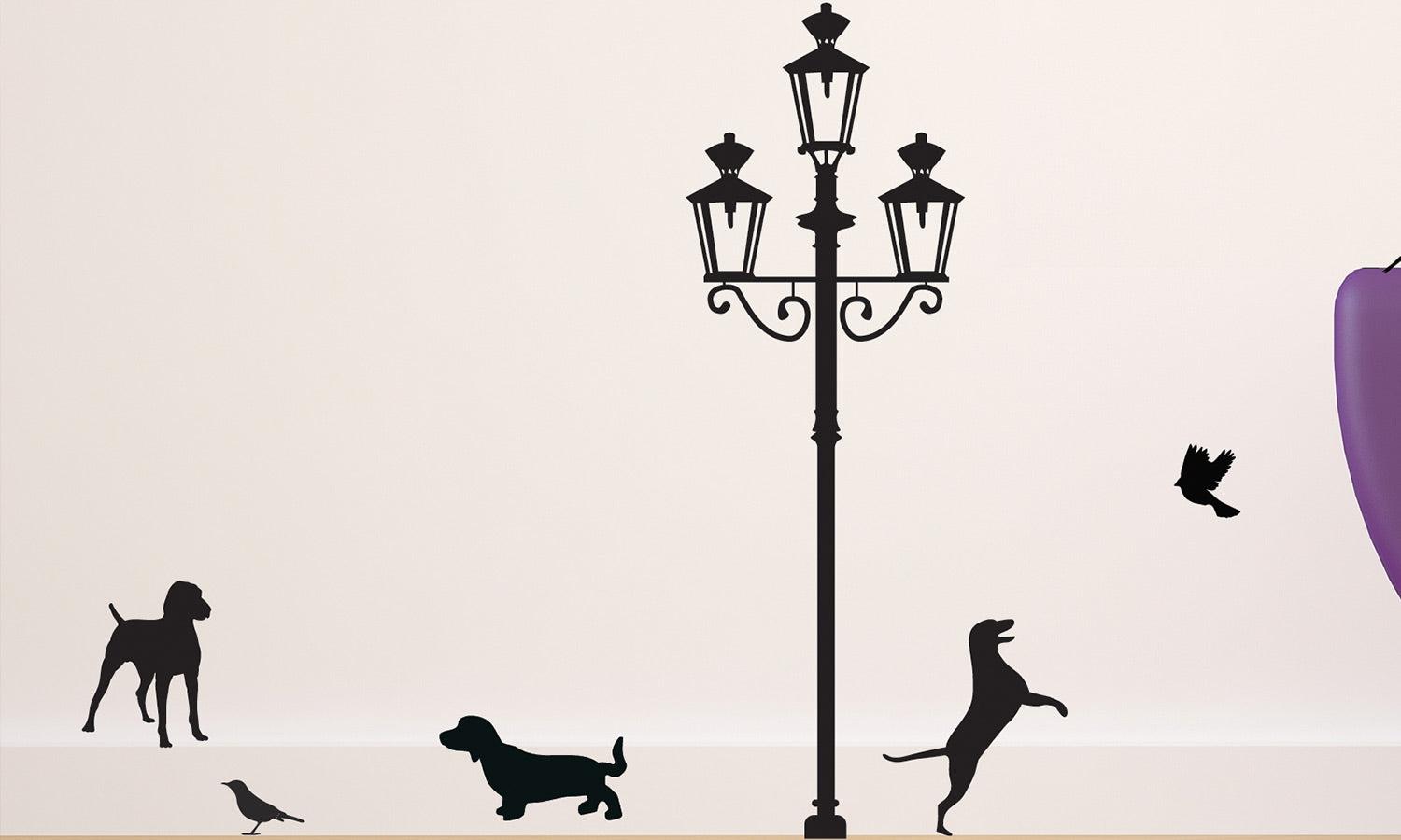 Wandaufkleber Hunde - M27 - life-decor.de