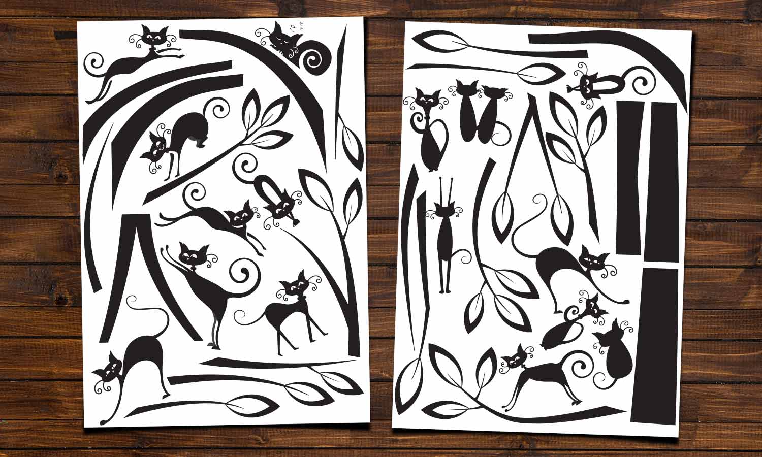 Wandaufkleber Kratzbaum - WS059 - life-decor.de