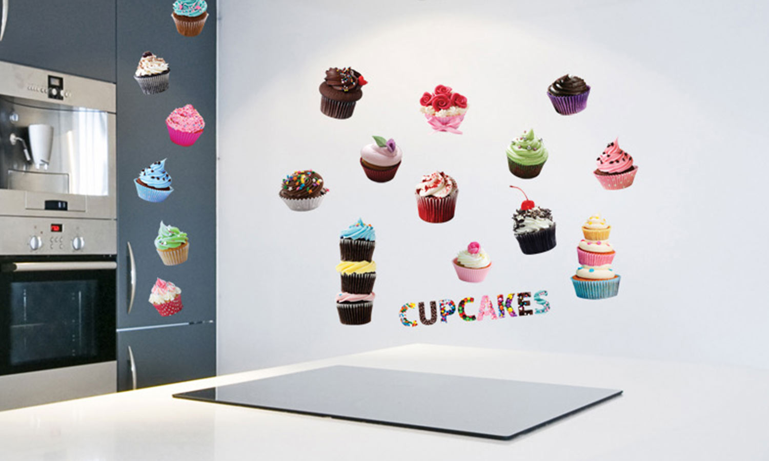 Wandaufkleber Cupcakes - WS057 - life-decor.de