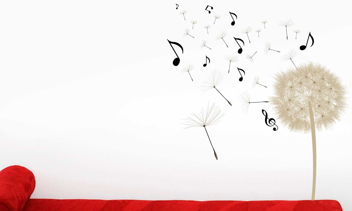 Wandaufkleber Lowenzahn - M30 - life-decor.de