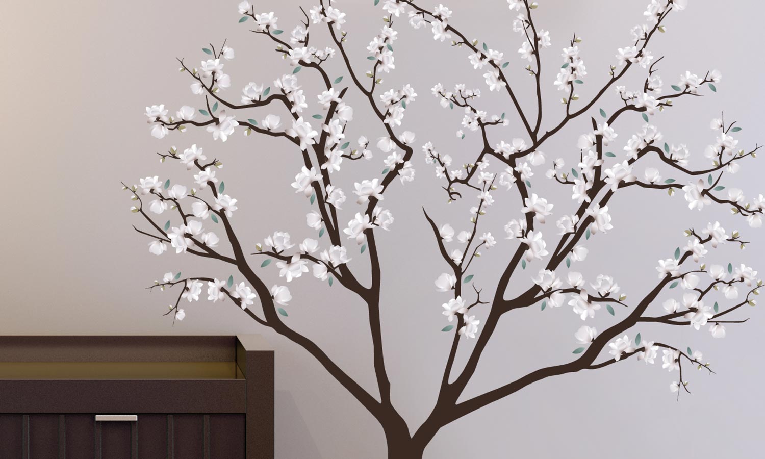 Wandaufkleber Magnolie - WS058 - life-decor.de