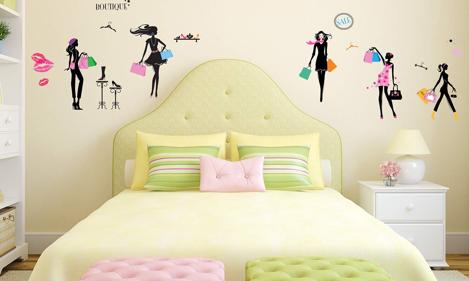 Wandaufkleber ich gehe gern einkaufen - WS072 - life-decor.de