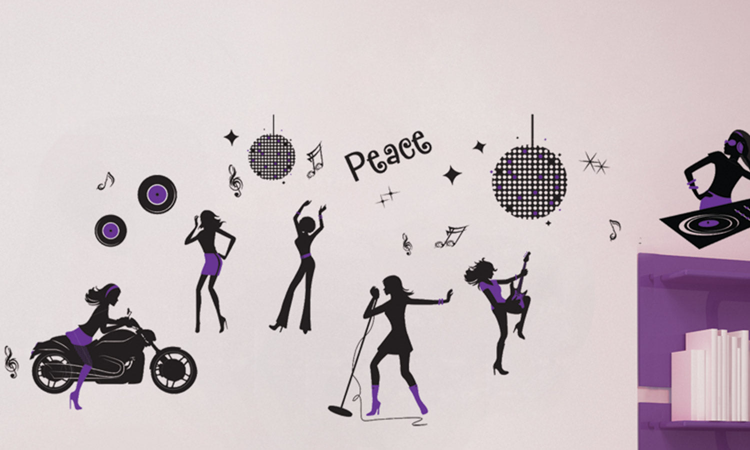 Wandaufkleber Nachtleben - WS066 - life-decor.de