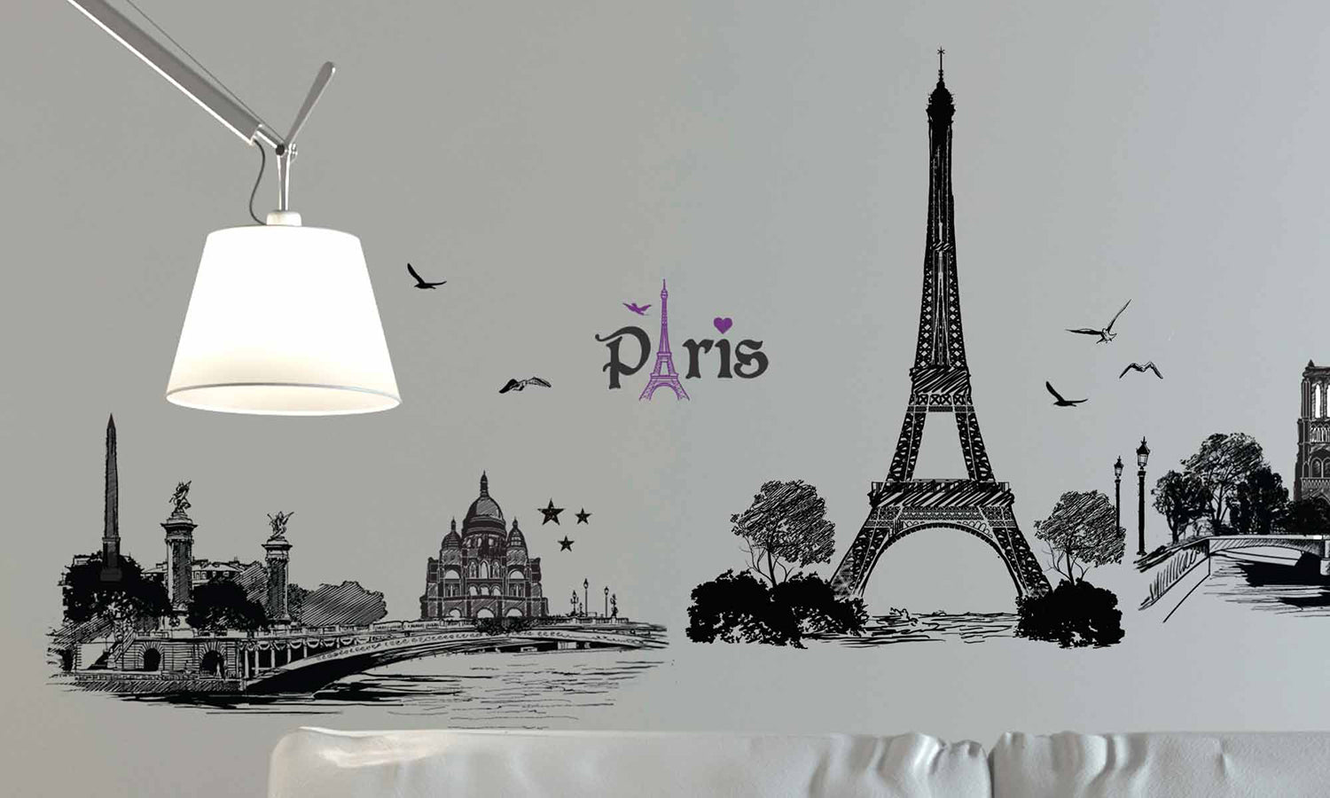 Wandaufkleber Paris - WS087 - life-decor.de