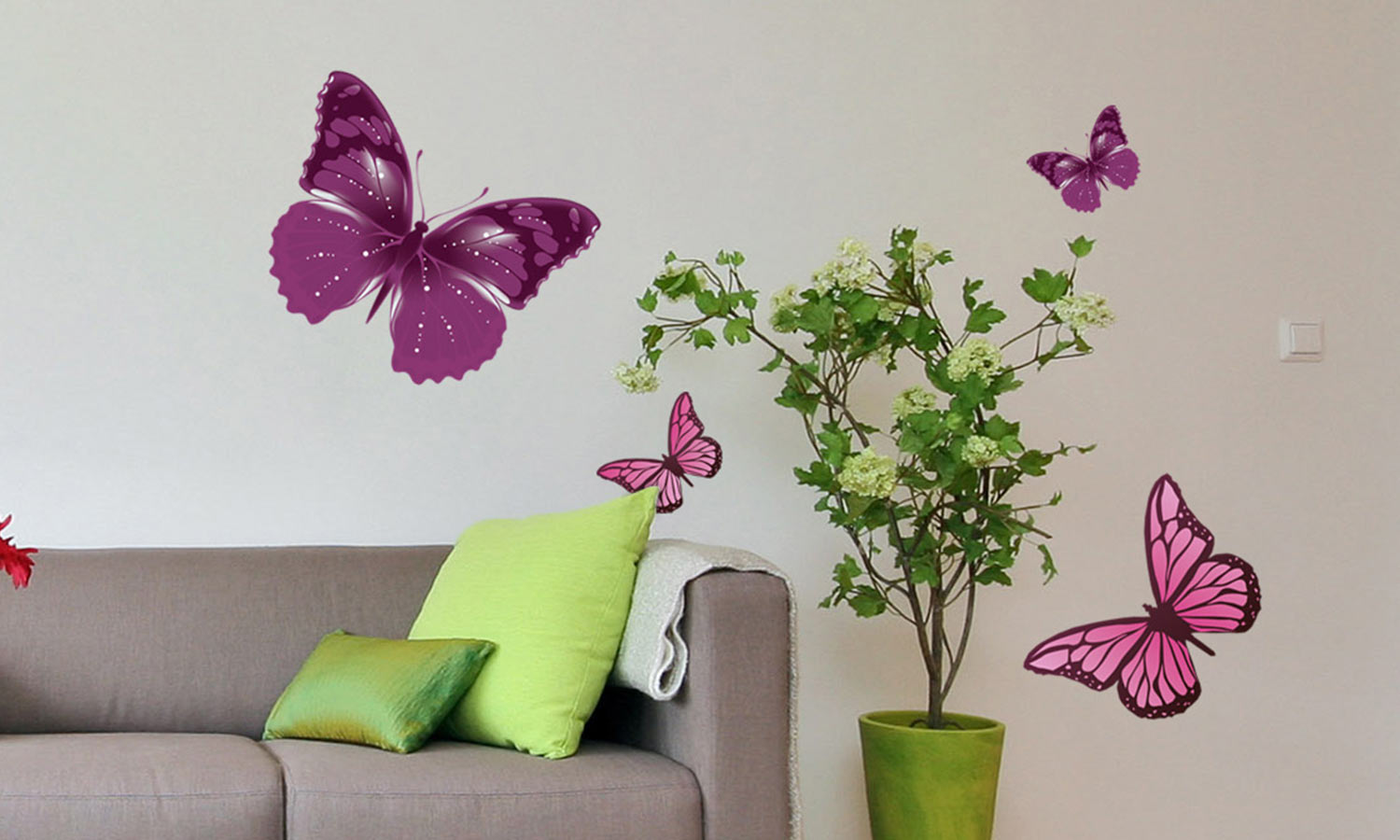 Wandaufkleber Schmetterling - M3 - life-decor.de