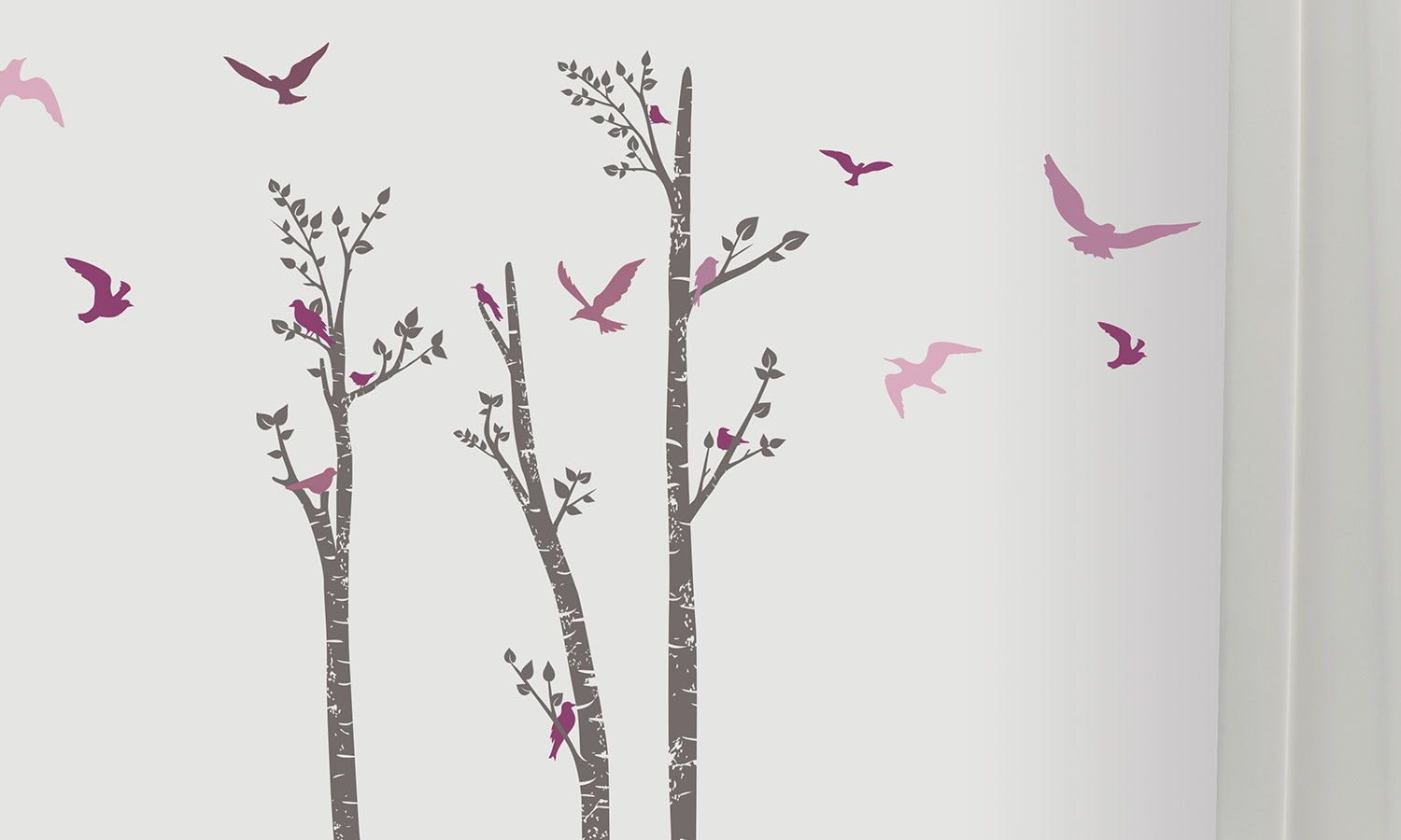 Wandaufkleber Baum und ein Vogel - WS085 - life-decor.de
