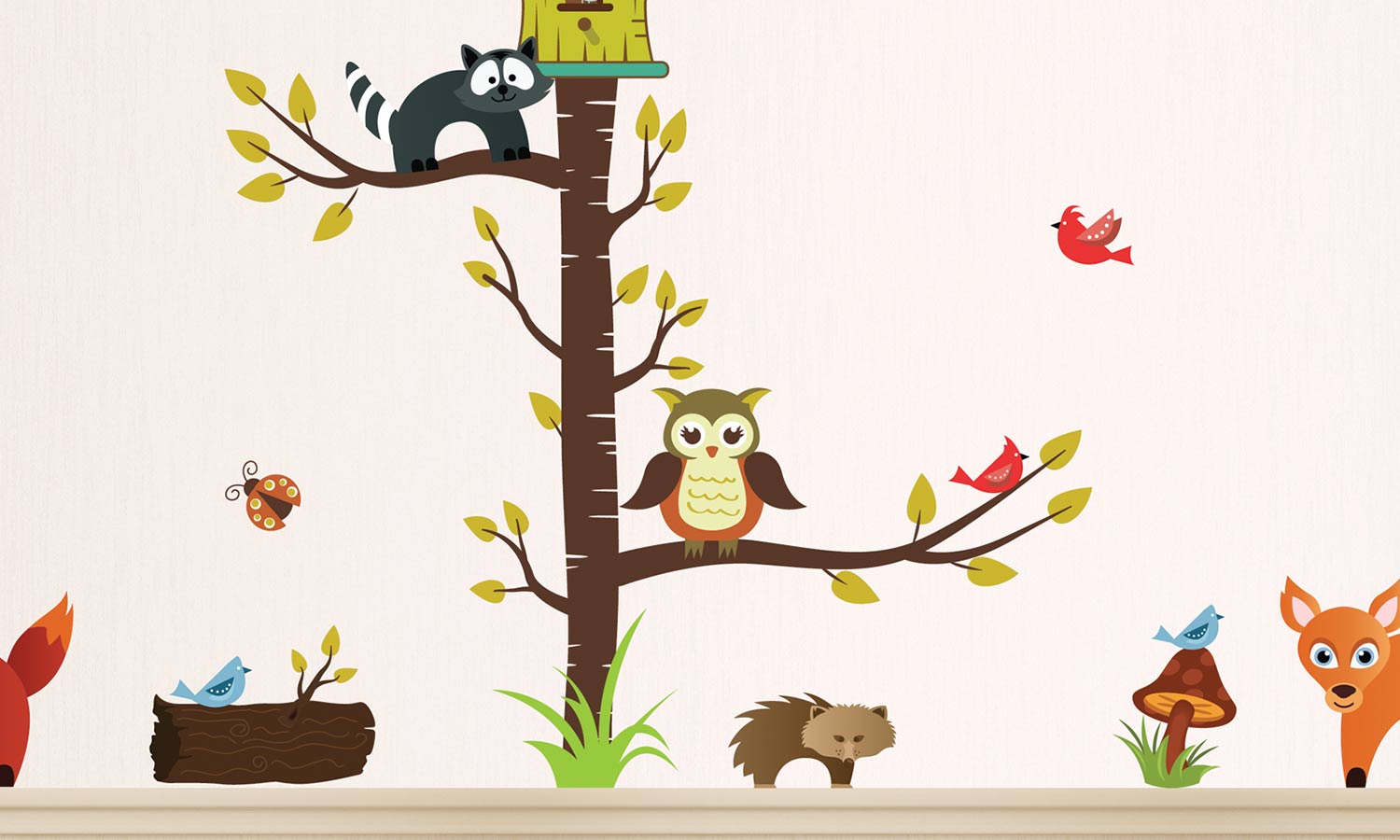 Wandaufkleber Waldtiere - WS064 - life-decor.de