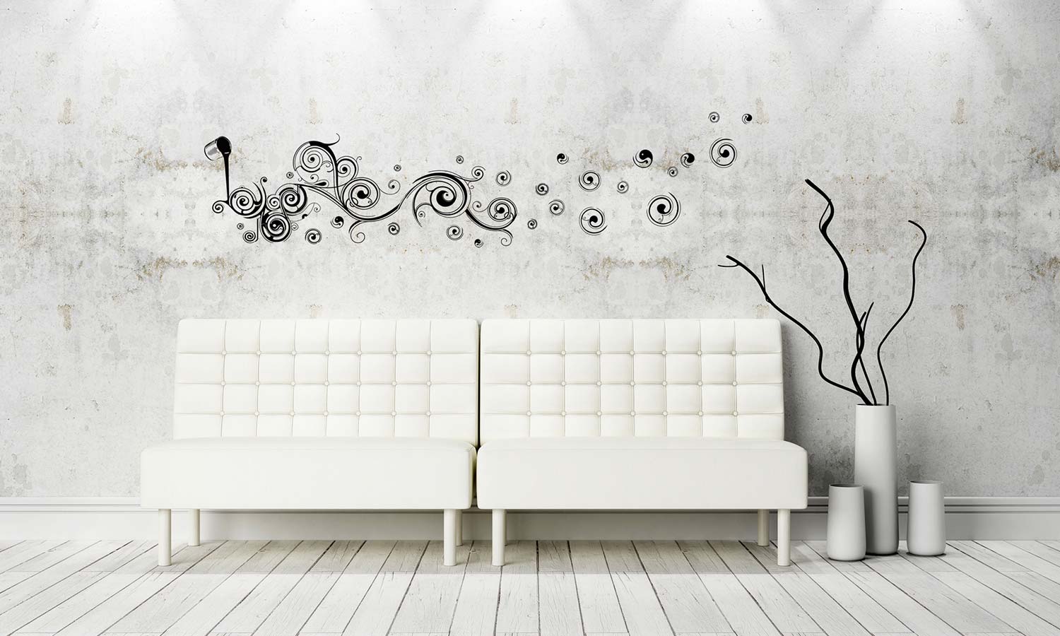 Wandaufkleber Modern Kreise - WS099 - life-decor.de