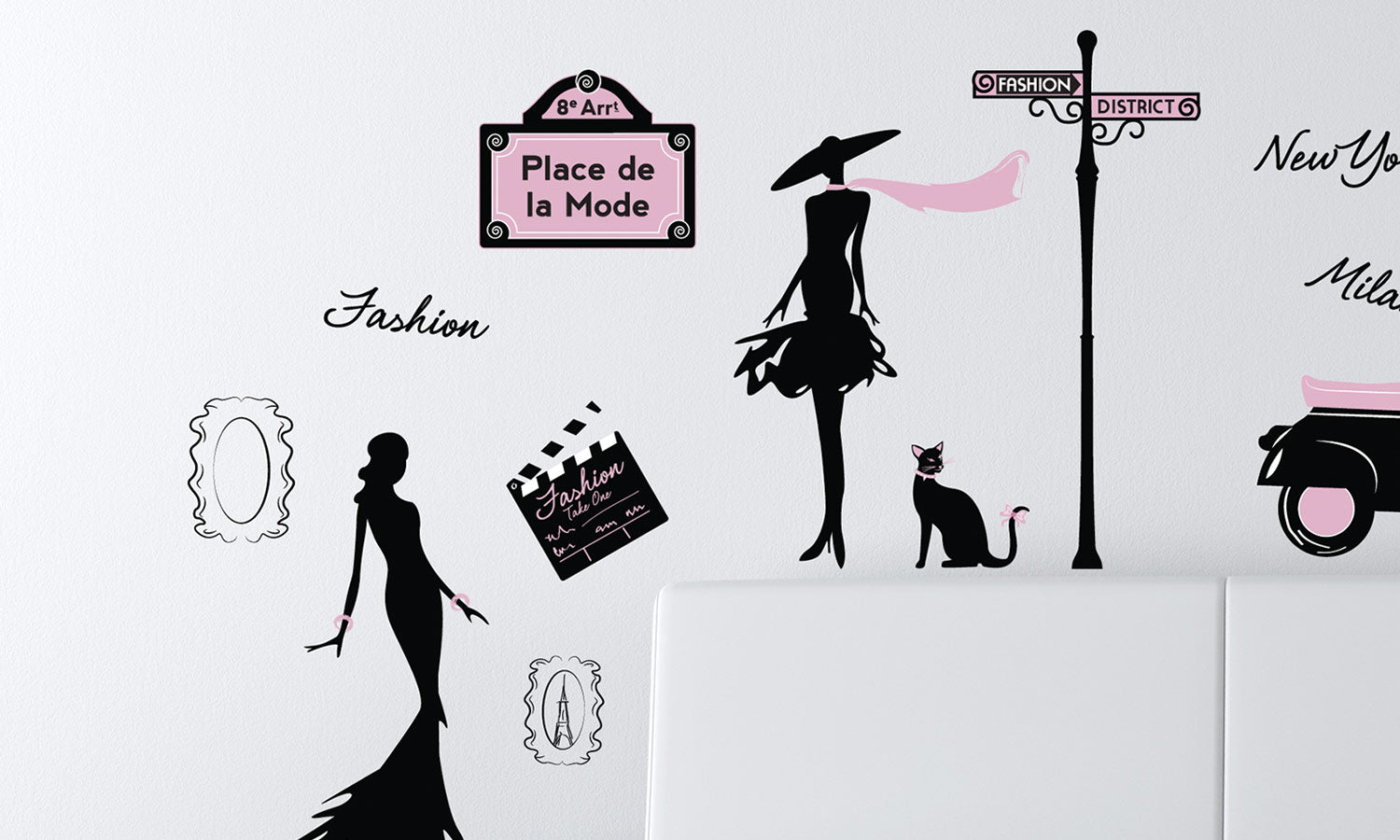 Wandaufkleber Straßenmode - WS061 - life-decor.de