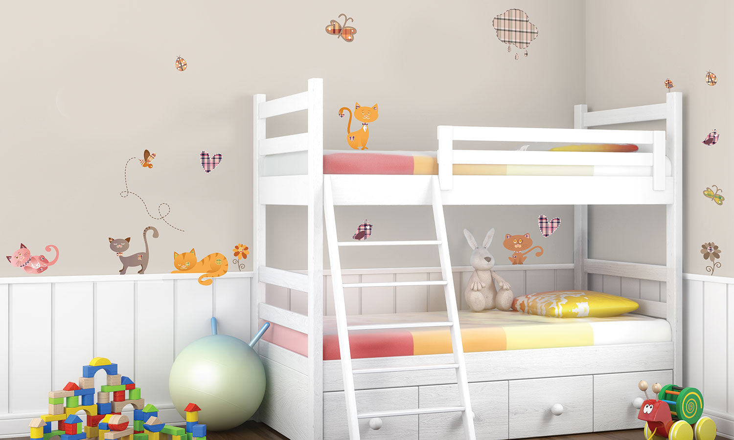 Wandaufkleber Katzen - VCS104 - life-decor.de