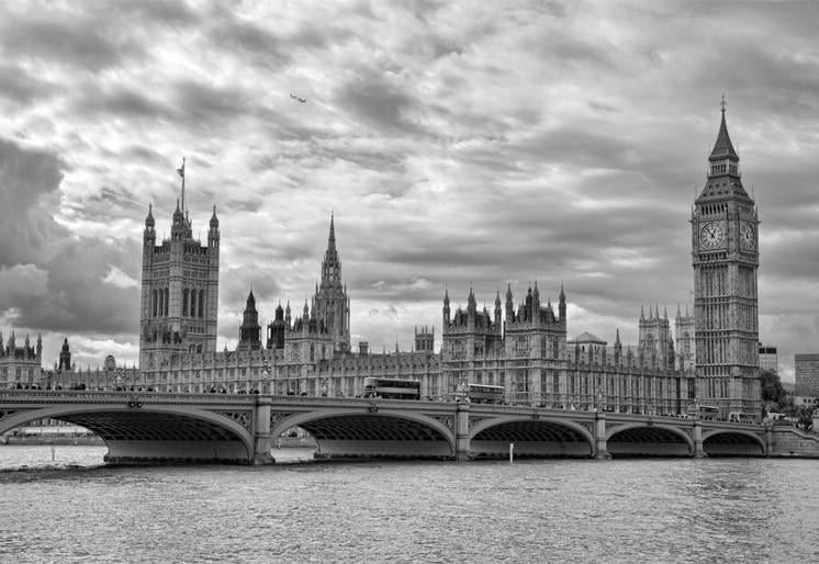 PVC Fototapete London - ECO Wandbild Selbstklebende Tapete - 3D Vinyl Wandsticker XXL SW275