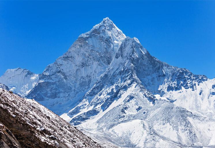 PVC Fototapete Himalaya Blue Sky - ECO Wandbild Selbstklebende Tapete - 3D Vinyl Wandsticker XXL SW353