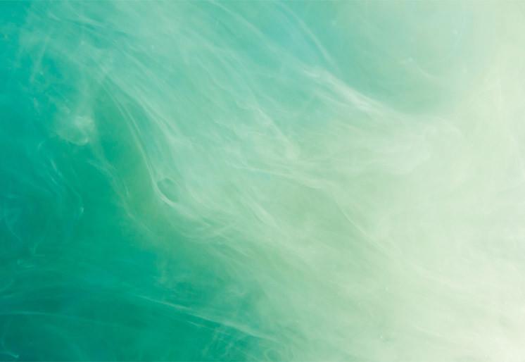 PVC Fototapete Green Ink In Water - ECO Wandbild Selbstklebende Tapete - 3D Vinyl Wandsticker XXL SW273