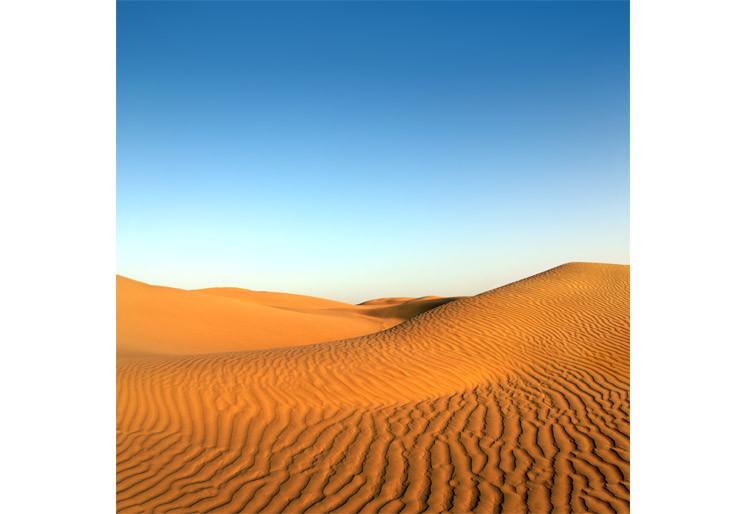 PVC Fototapete Evening Desert - ECO Wandbild Selbstklebende Tapete - 3D Vinyl Wandsticker XXL SW299