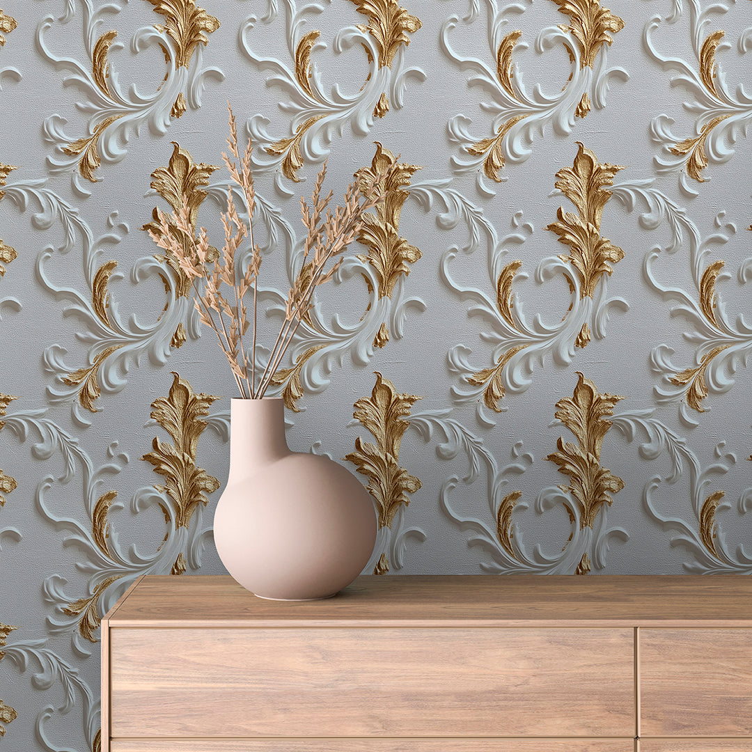 Selbstklebende Fototapeten für die Wand, elegante Arabeskenmotive- ARA032