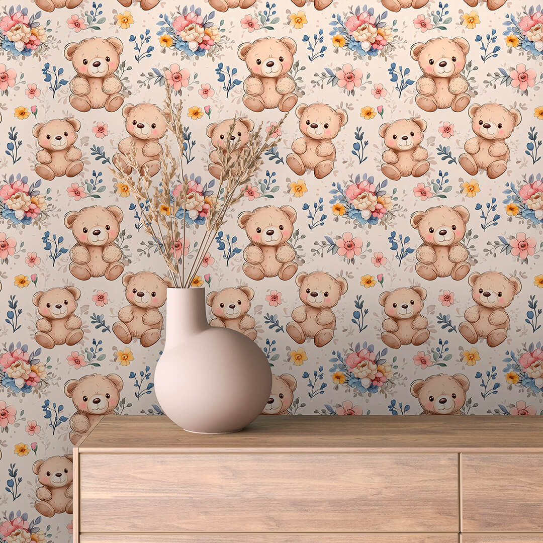 Selbstklebende Fototapeten für die Wand, fröhliche Designs für das Kinderzimmer - BABY011