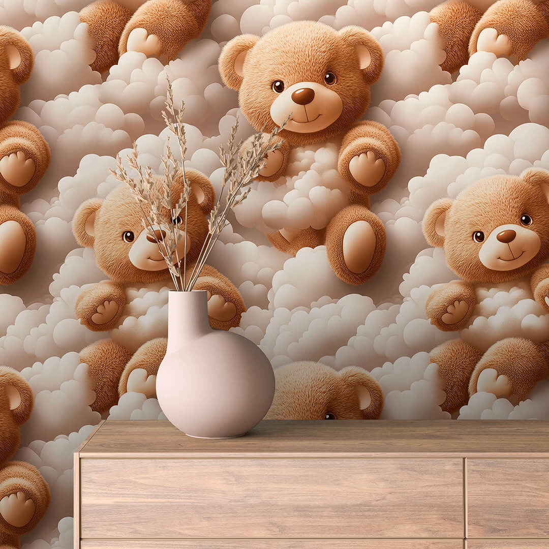 Selbstklebende Fototapeten für die Wand, fröhliche Designs für das Kinderzimmer - BABY014