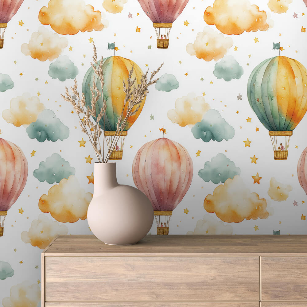 Selbstklebende Fototapeten für die Wand, fröhliche Designs für das Kinderzimmer - BABY049