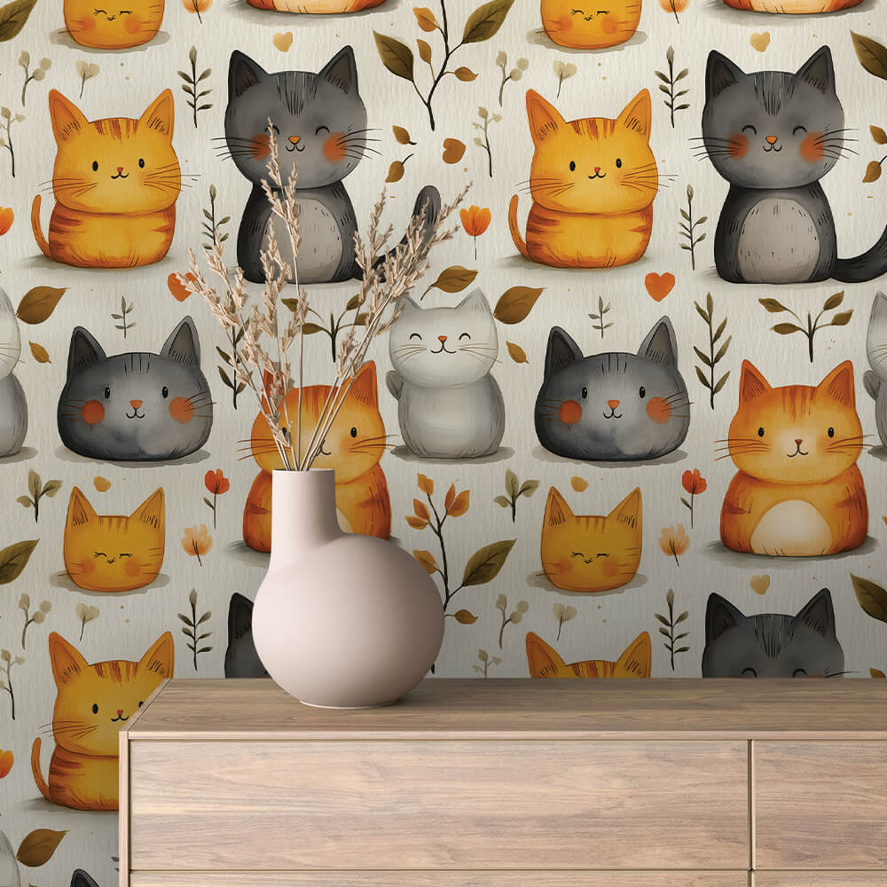 Selbstklebende Fototapeten für die Wand, fröhliche Designs für das Kinderzimmer - BABY052