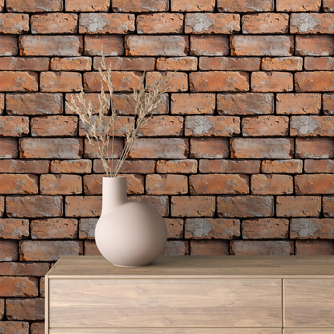 Brick Selbstklebende Fototapeten für die Wand, Tapeten, die begeistern - BRI023