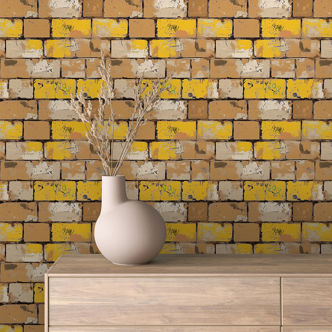 Brick Selbstklebende Fototapeten für die Wand, Tapeten, die begeistern - BRI025