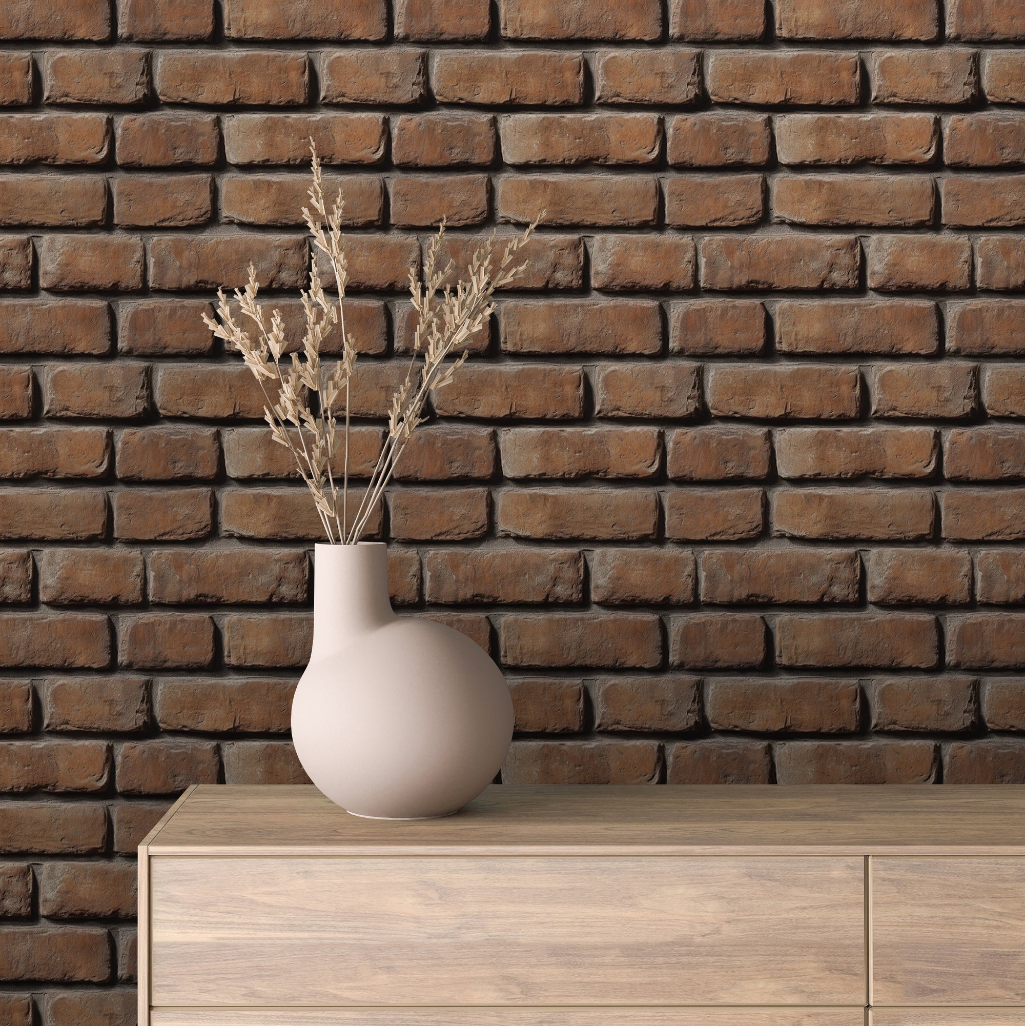 Brick Selbstklebende Fototapeten für die Wand, Tapeten, die begeistern - BRI035