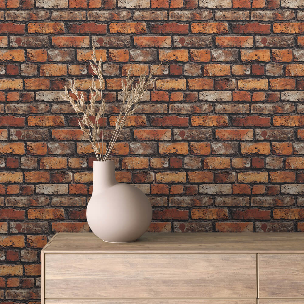 Brick Selbstklebende Fototapeten für die Wand, Tapeten, die begeistern - BRI054