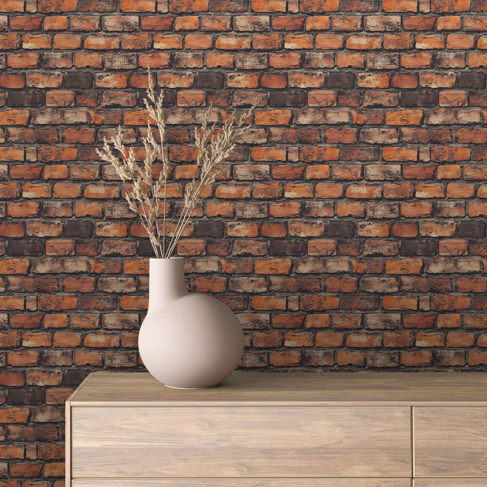 Brick Selbstklebende Fototapeten für die Wand, Tapeten, die begeistern - BRI056