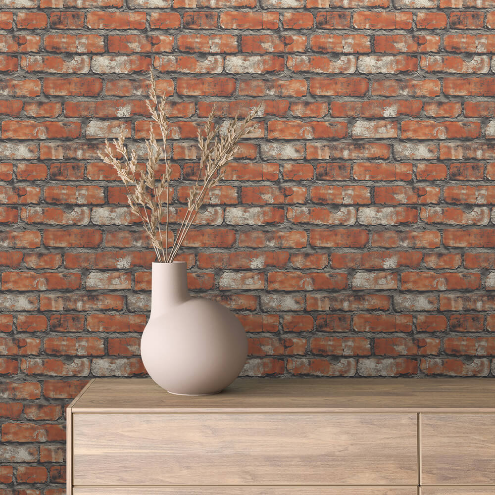 Brick Selbstklebende Fototapeten für die Wand, Tapeten, die begeistern - BRI057