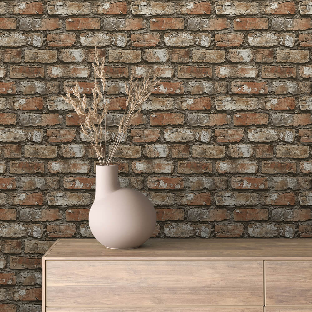 Brick Selbstklebende Fototapeten für die Wand, Tapeten, die begeistern - BRI058