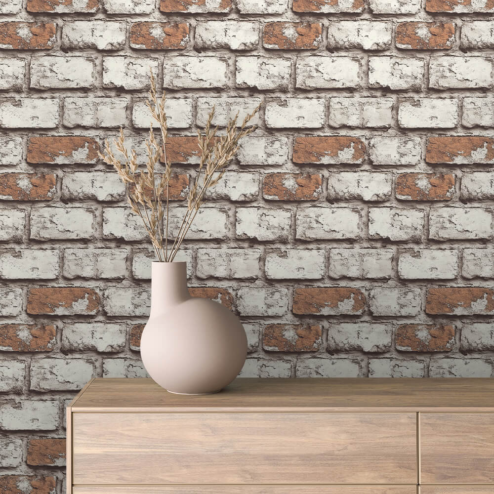 Brick Selbstklebende Fototapeten für die Wand, Tapeten, die begeistern - BRI064