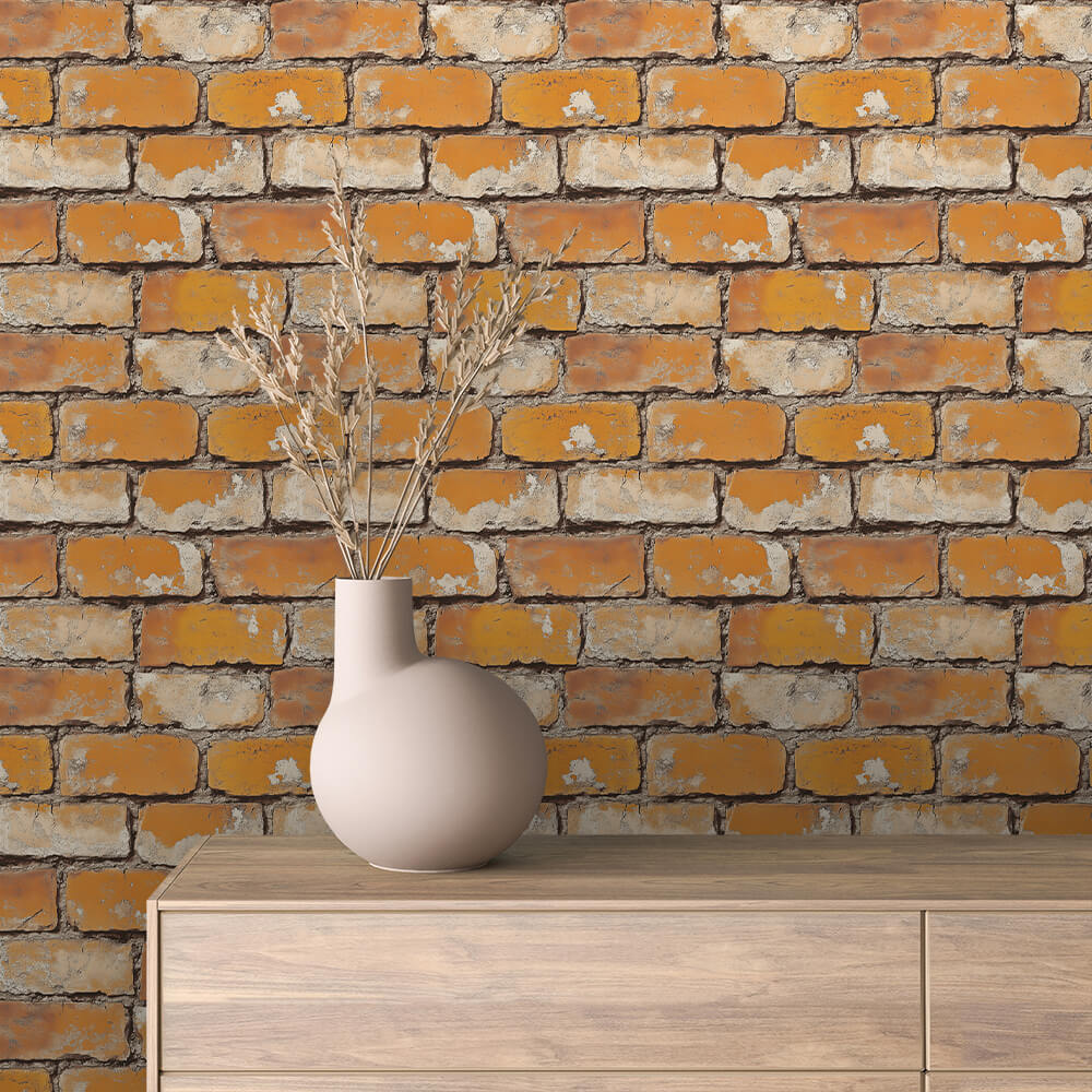 Brick Selbstklebende Fototapeten für die Wand, Tapeten, die begeistern - BRI069