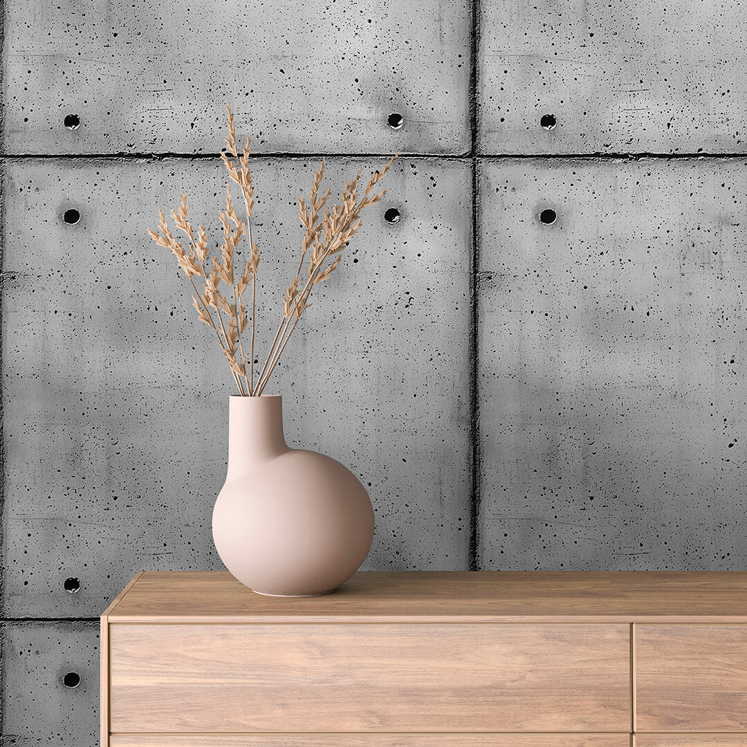 Selbstklebende Fototapeten für die Wand, Betonmotive, die beeindrucken - CONC018